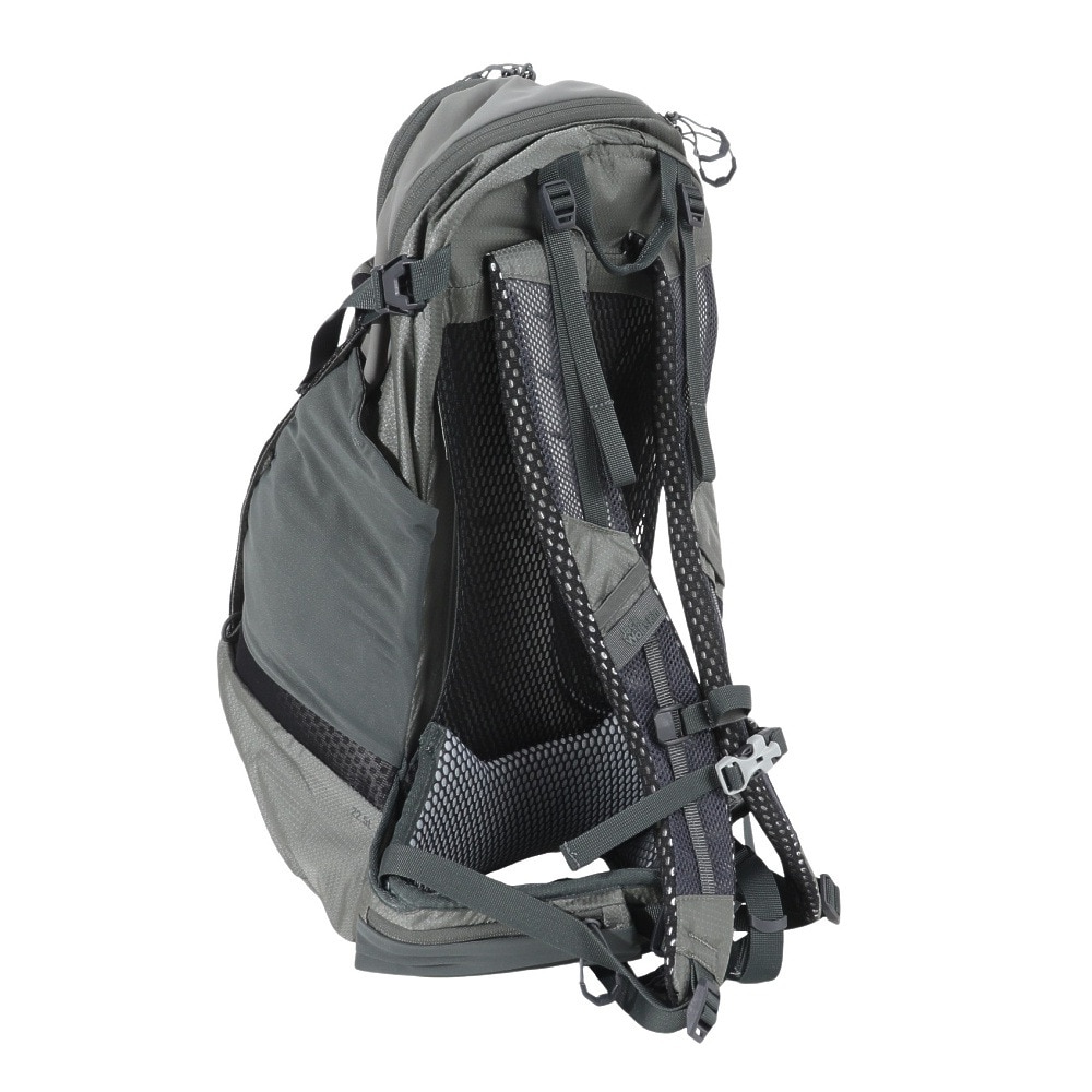 ジャックウルフスキン（JackWolfskin）（メンズ、レディース）バッグパック リュック PHANTASY 22.5 LT 2010221-4143 オリーブ 22L レインカバー付 ホイッスル付