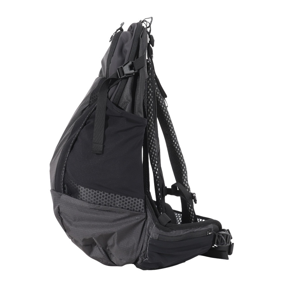 ジャックウルフスキン（JackWolfskin）（メンズ、レディース）バックパック リュック PHANTASY 22.5 LT 2010221-6699 ブラック×グレー 22L レインカバー付