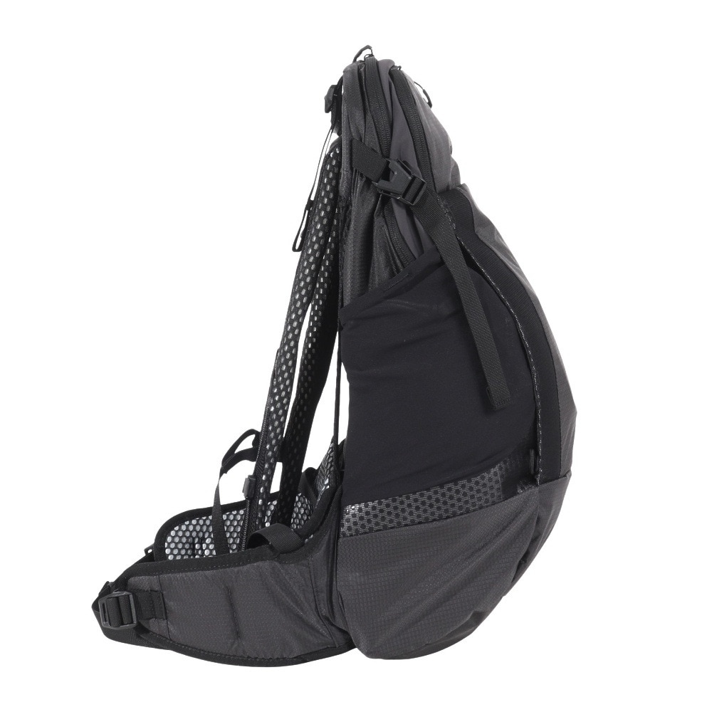 ジャックウルフスキン（JackWolfskin）（メンズ、レディース）バックパック リュック PHANTASY 22.5 LT 2010221-6699 ブラック×グレー 22L レインカバー付