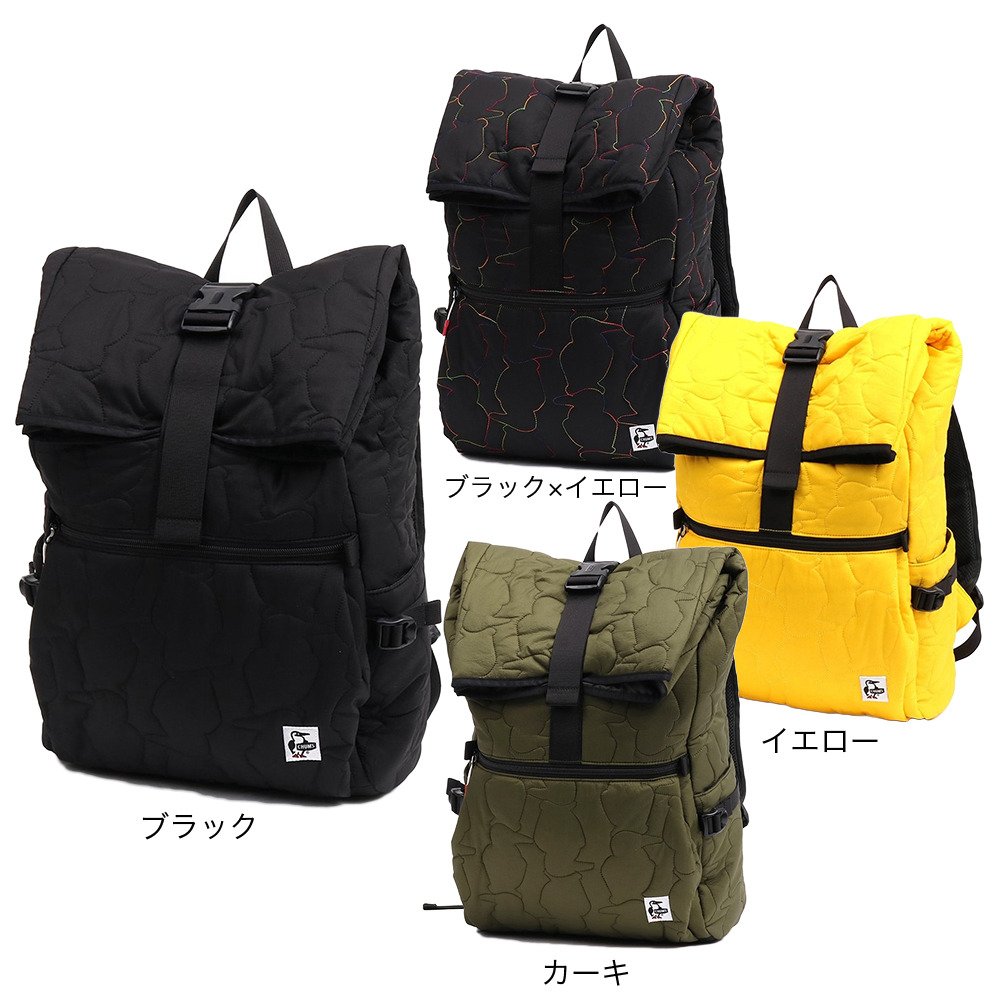 チャムス（CHUMS）（メンズ、レディース）ブービーステッチロールトップバックパック CH60-3638-K042
