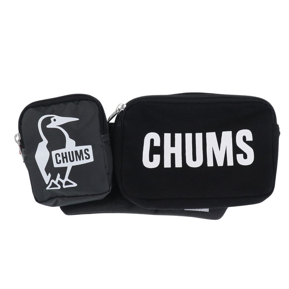 チャムス（CHUMS）（メンズ）ボディバッグ 3ポーチボディバッグ スウェットナイロン CH60-3457-K018 ブラック