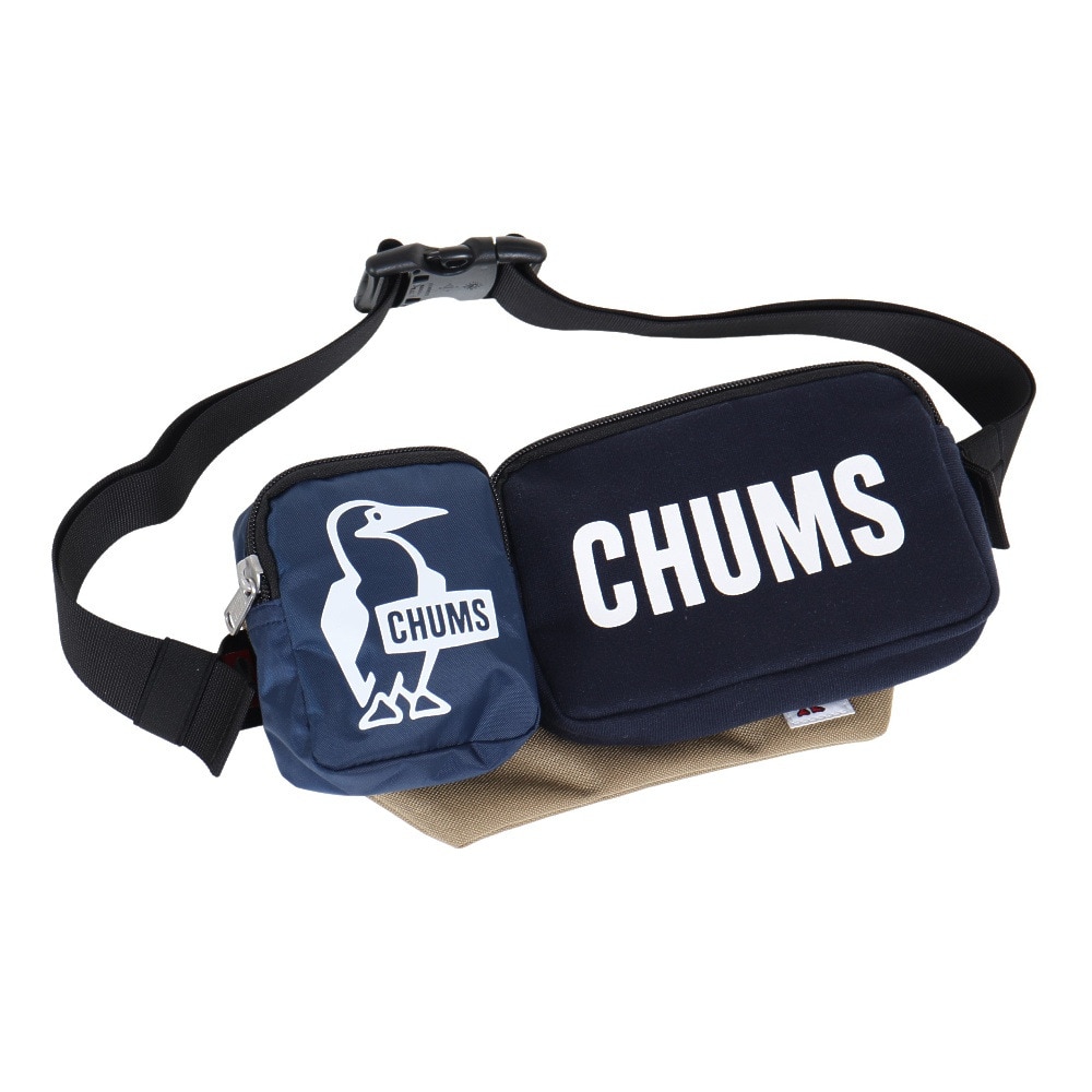 チャムス（CHUMS）（メンズ）ボディバッグ 3ポーチボディバッグ スウェットナイロン CH60-3457-N016 ネイビー