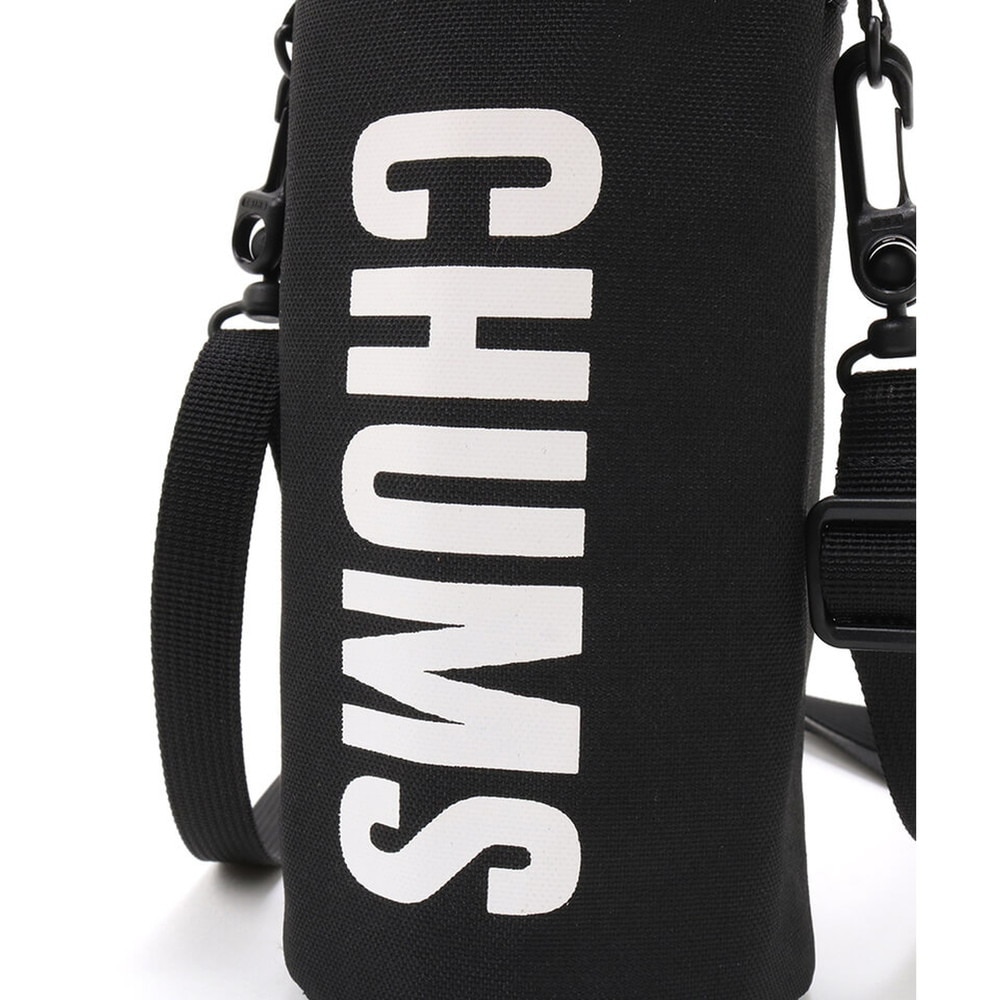 チャムス（CHUMS）（メンズ、レディース）ボトルケース リサイクルチャムス ボトルホルダー CH60-3581-K001 ブラック ペットボトル 保冷 ショルダー