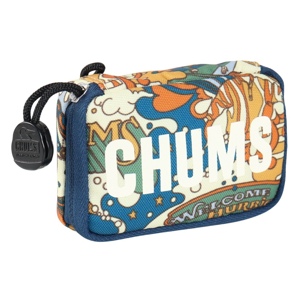 チャムス（CHUMS）（メンズ、レディース、キッズ）小物ケース マルチケース リサイクルチャムスコンパクトケース CH60-3479-Z292 ブルー×ホワイト 小物入れ