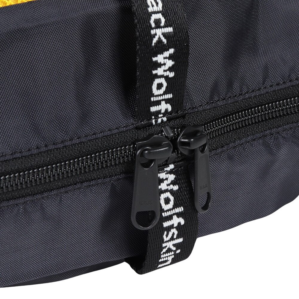 ジャックウルフスキン（JackWolfskin）（メンズ、レディース）収納ケース JP INTERCITY EZ ORGANIZER ポーチ 2020561-6350 11L ブラック×イエロー