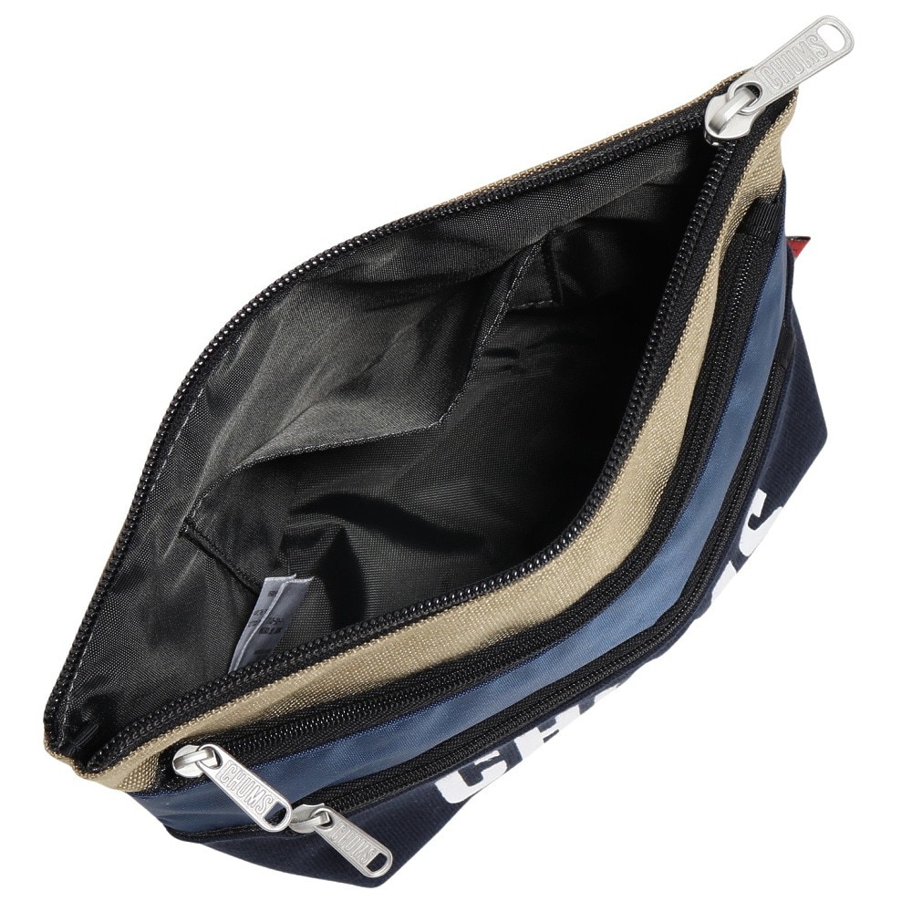 チャムス（CHUMS）（メンズ、レディース）トリコロール3ポケットポーチスウェット CH60-3879-N016