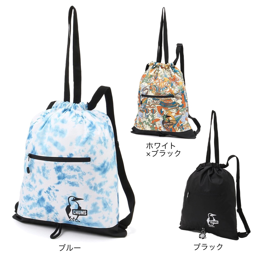 チャムス（CHUMS）（メンズ）トートバッグ リュック イージーゴー2ウェイナップサック CH60-3471-Z265 ライトブルー 軽量 ユニセックス