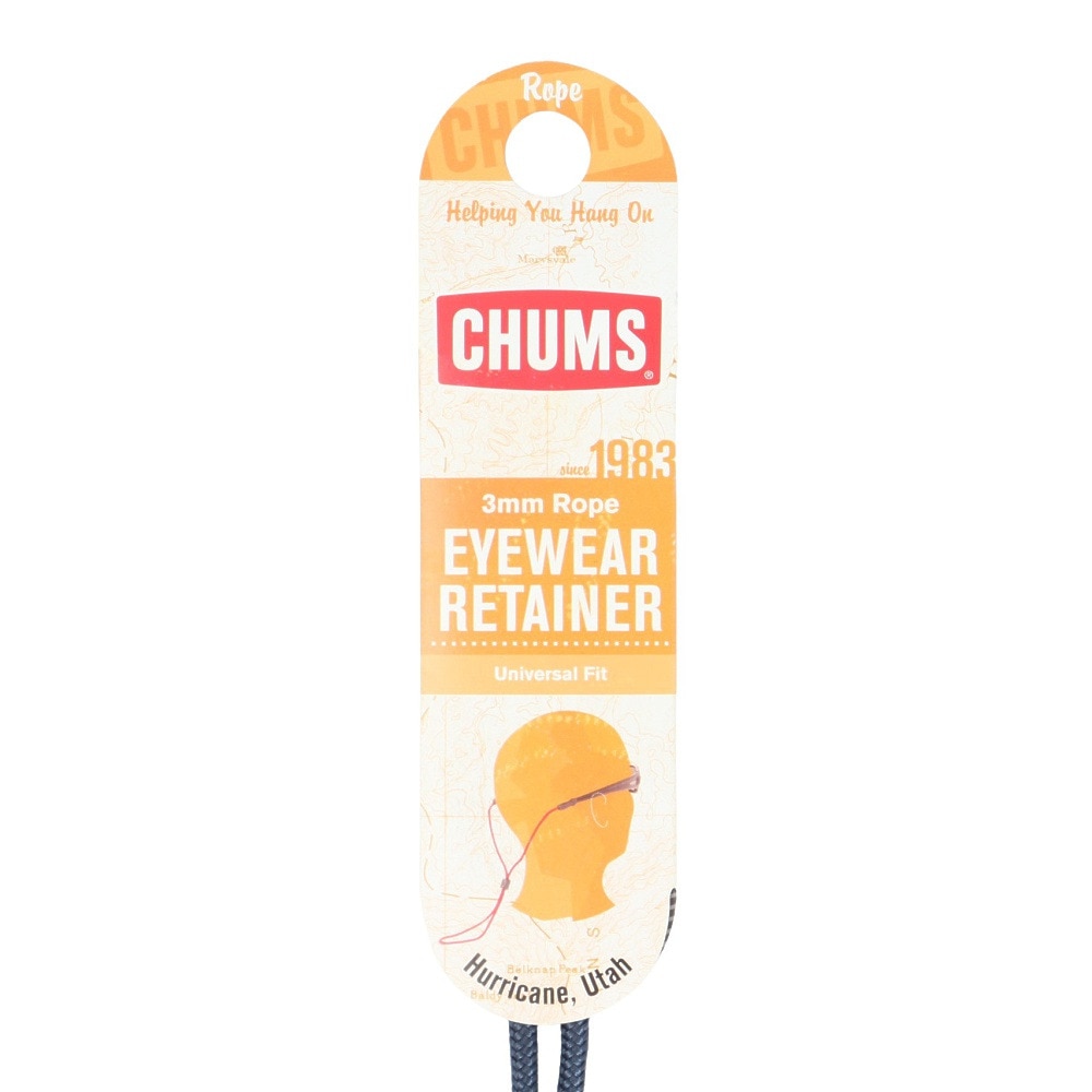 チャムス（CHUMS）（メンズ、レディース）ユニバーサルフィット3mmロープ 眼鏡ストラップ CH61-1186-U105