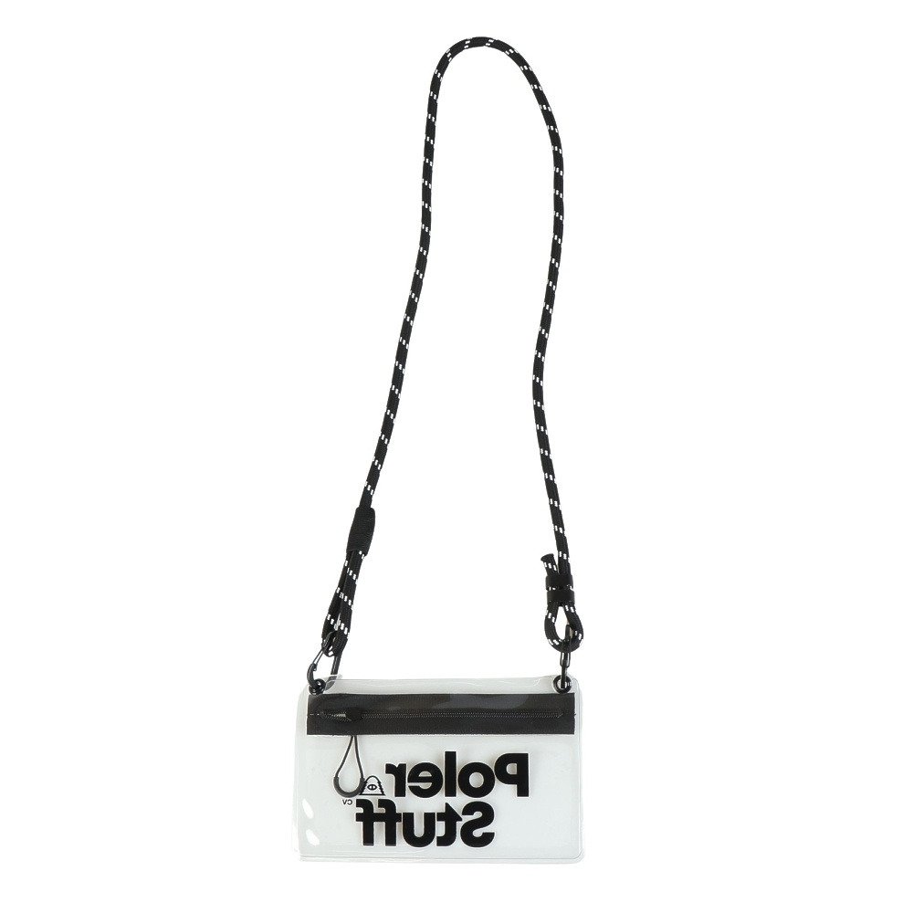 ポーラー（POLER）（メンズ）HIGH&DRY PVC クリア モバイル サコッシュ 253MCV0119-BLK