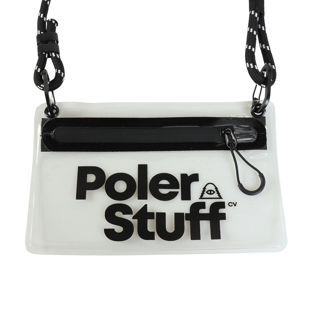ポーラー（POLER）（メンズ）HIGH&DRY PVC クリア モバイル サコッシュ 253MCV0119-BLK