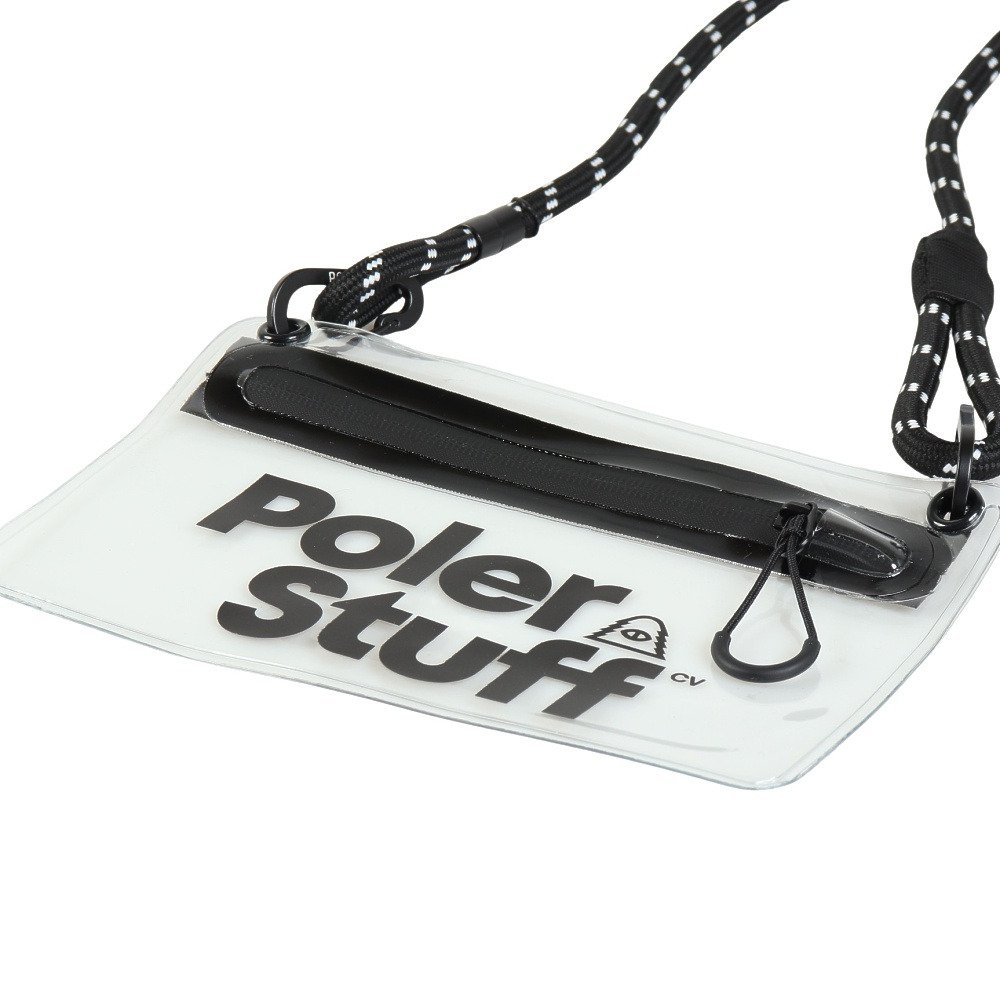 ポーラー（POLER）（メンズ）HIGH&DRY PVC クリア モバイル サコッシュ 253MCV0119-BLK