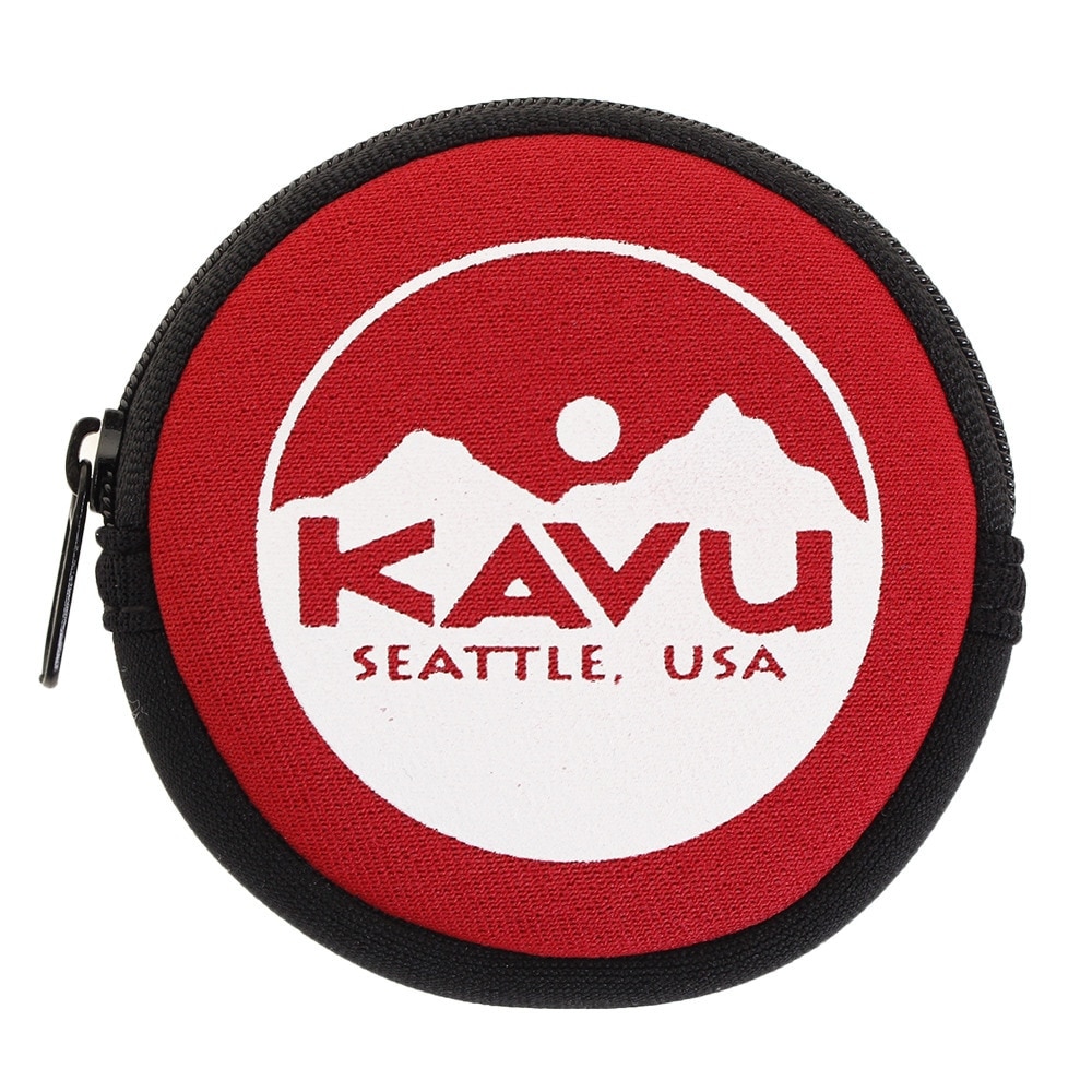 カブー（KAVU）（メンズ、レディース）サークルコインケース Red 19820447034000