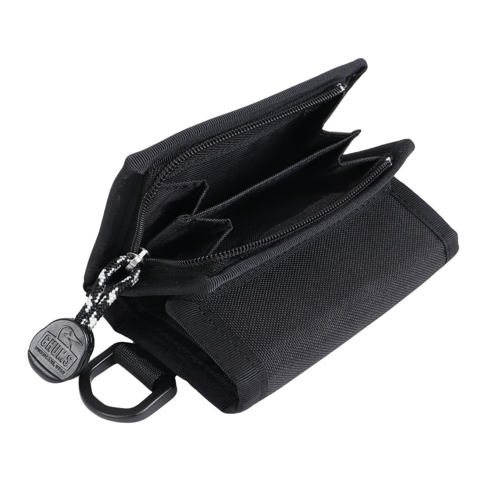 チャムス（CHUMS）（メンズ）財布 コインケース リサイクルコンパクトウォレット CH60-3467-K001 ブラック 三つ折り コンパクト