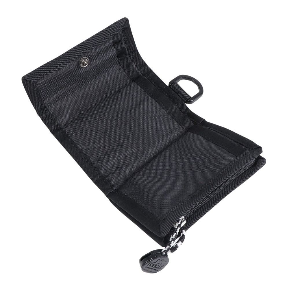 チャムス（CHUMS）（メンズ）財布 コインケース リサイクルコンパクトウォレット CH60-3467-K001 ブラック 三つ折り コンパクト