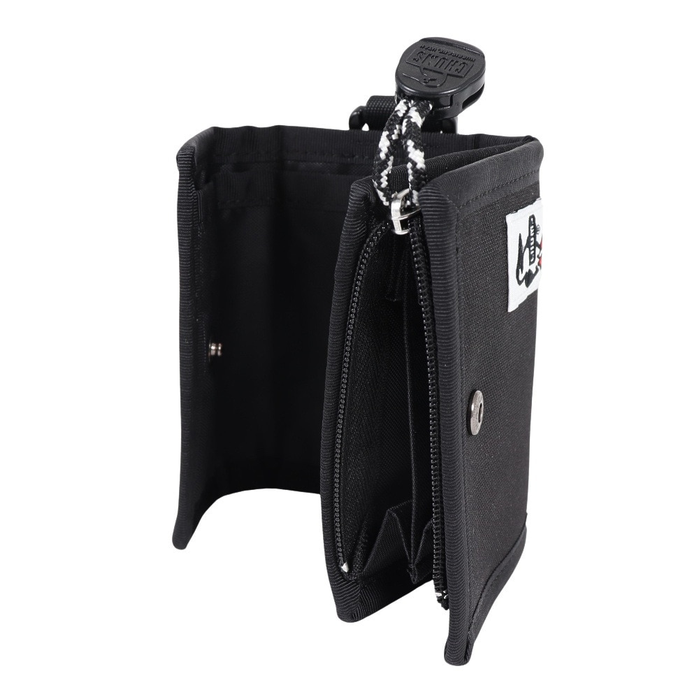 チャムス（CHUMS）（メンズ）財布 コインケース リサイクルコンパクトウォレット CH60-3467-K001 ブラック 三つ折り コンパクト