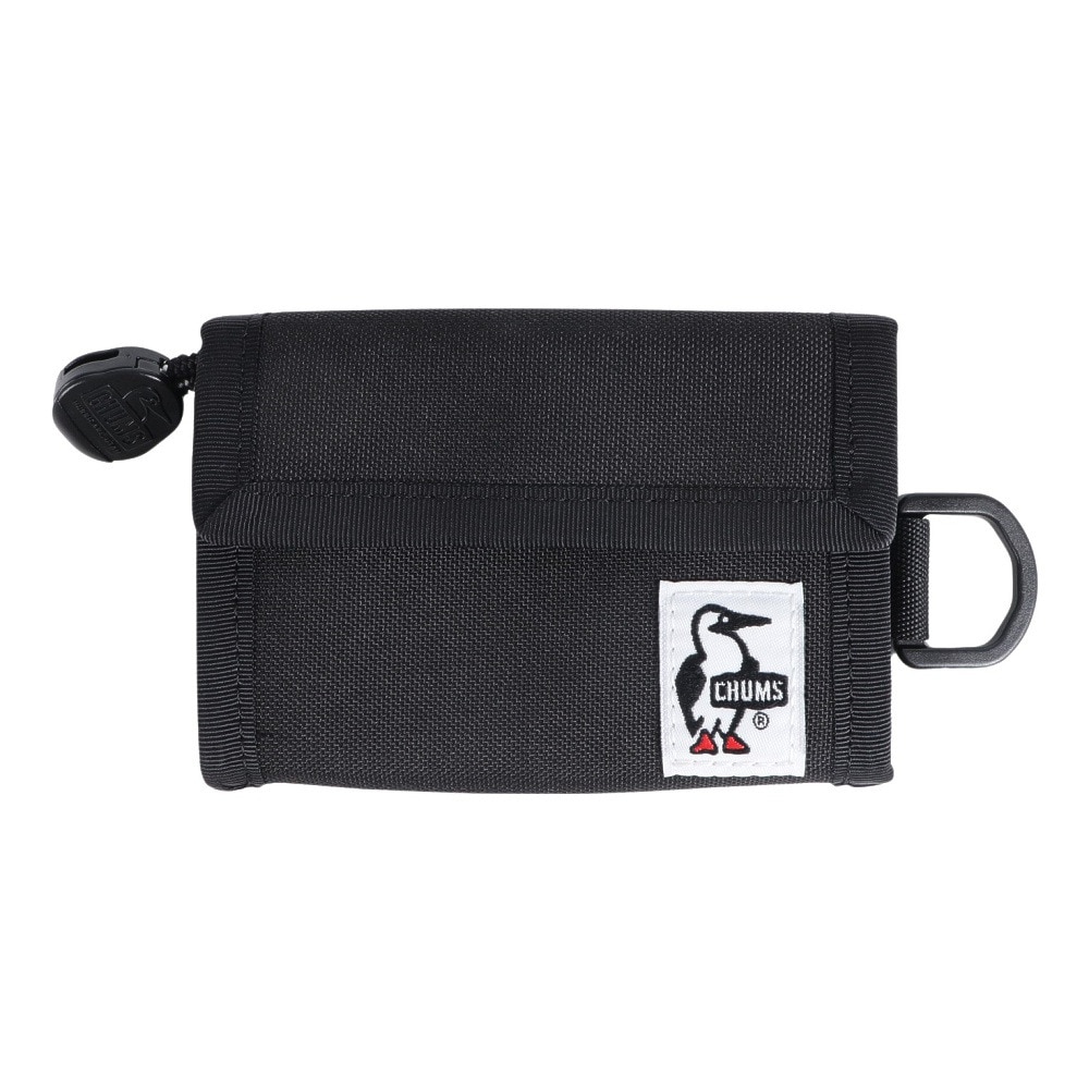 チャムス（CHUMS）（メンズ）財布 コインケース リサイクルコンパクトウォレット CH60-3467-K001 ブラック 三つ折り コンパクト