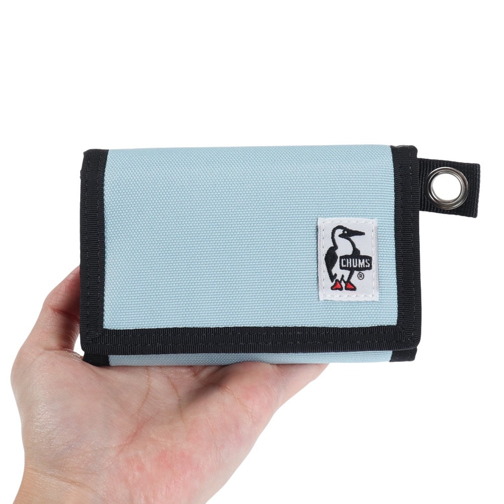 チャムス（CHUMS）（メンズ）財布 コインケース リサイクルスモールウォレット CH60-3570-A002 ライトブルー 三つ折り コンパクト