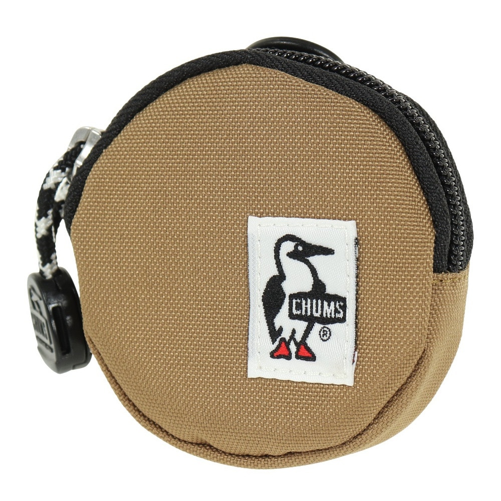 チャムス（CHUMS）（メンズ）コインケース マルチケース リサイクルラウンドコインケース CH60-3573-B005 ベージュ 丸形 コンパクト
