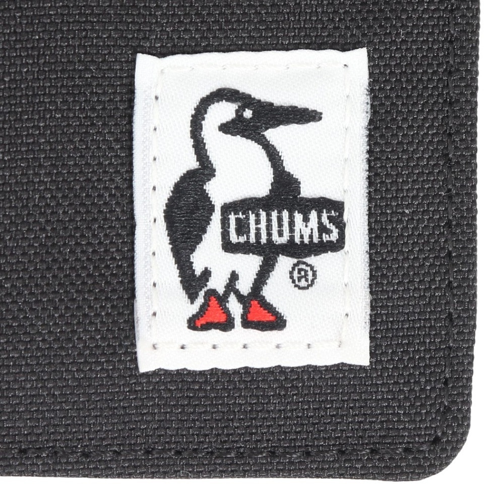 チャムス（CHUMS）（メンズ）カードケース リサイクルパスケース CH60-3575-K001 ブラック 定期入れ クリアポケット