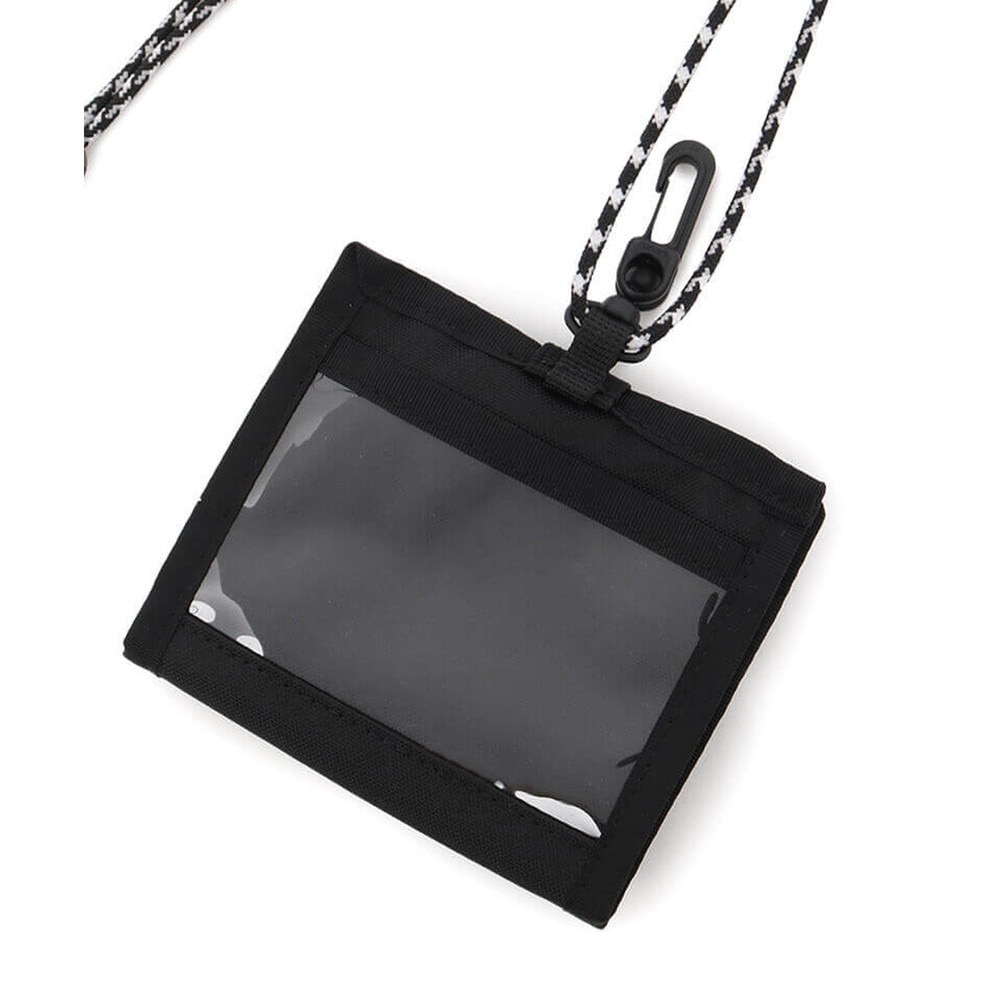 チャムス（CHUMS）（メンズ）カードケース リサイクルIDカードマネーホルダー CH60-3578-K001 ブラック クリアポケット ストラップ付