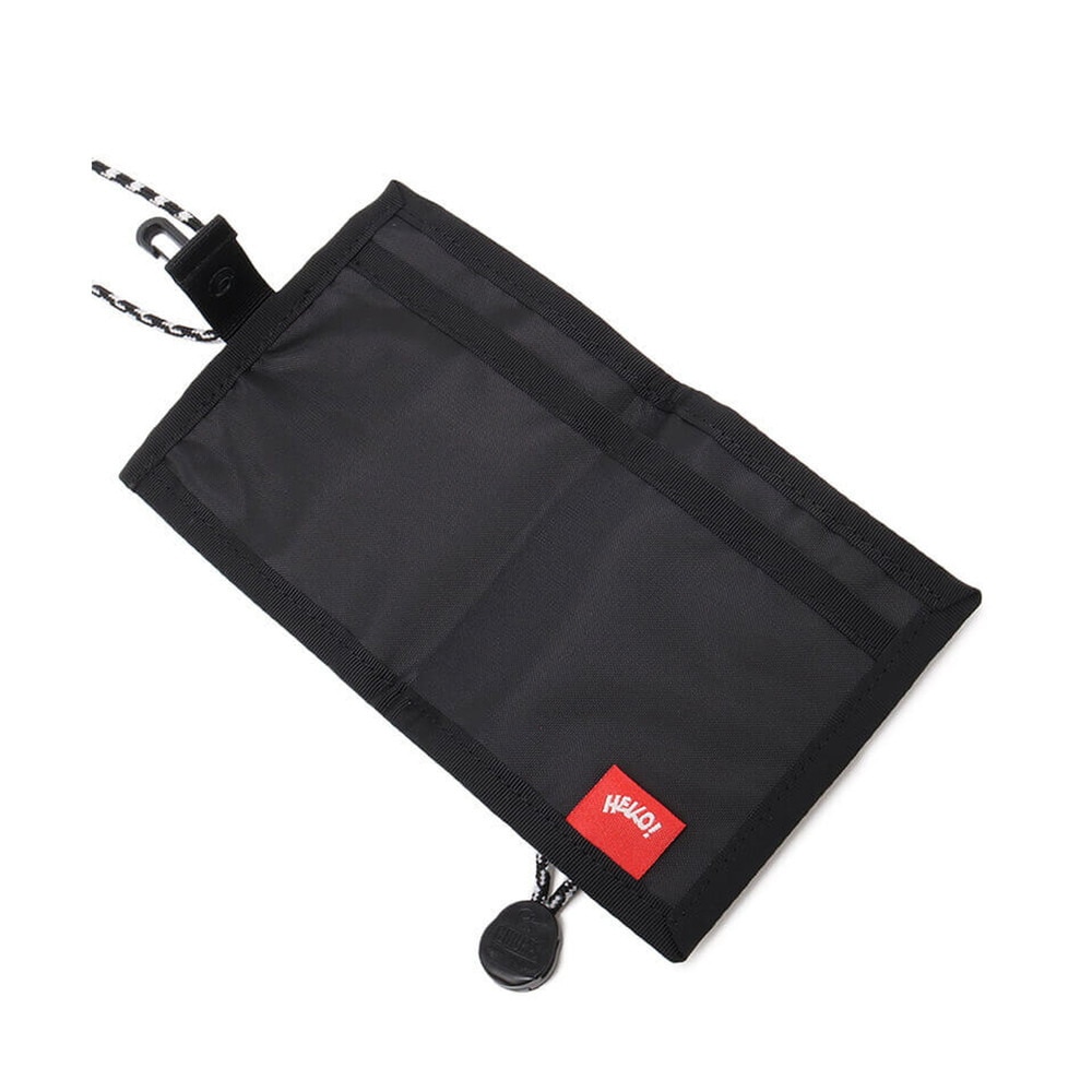 チャムス（CHUMS）（メンズ）カードケース リサイクルIDカードマネーホルダー CH60-3578-K001 ブラック クリアポケット ストラップ付