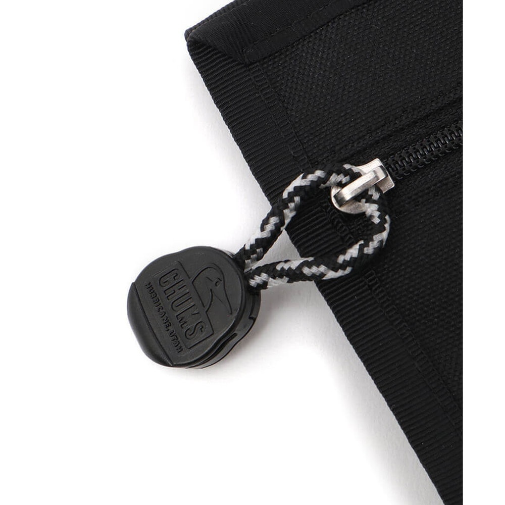 チャムス（CHUMS）（メンズ）カードケース リサイクルIDカードマネーホルダー CH60-3578-K001 ブラック クリアポケット ストラップ付