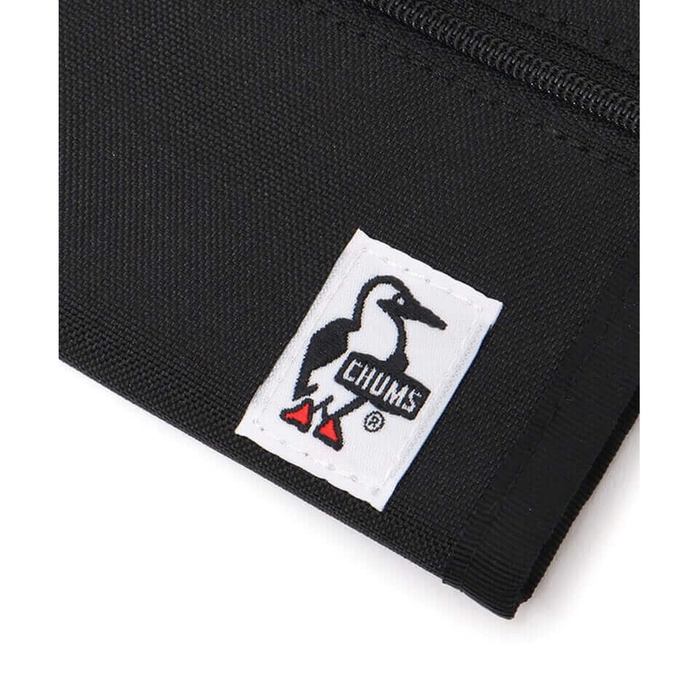 チャムス（CHUMS）（メンズ）カードケース リサイクルIDカードマネーホルダー CH60-3578-K001 ブラック クリアポケット ストラップ付