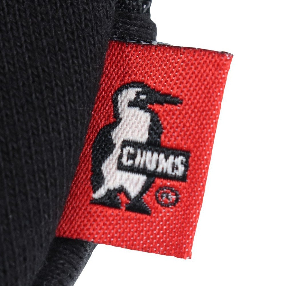 チャムス（CHUMS）（メンズ、レディース）エッグコインケース スウェット CH60-3595-K001 ブラック カラビナ付