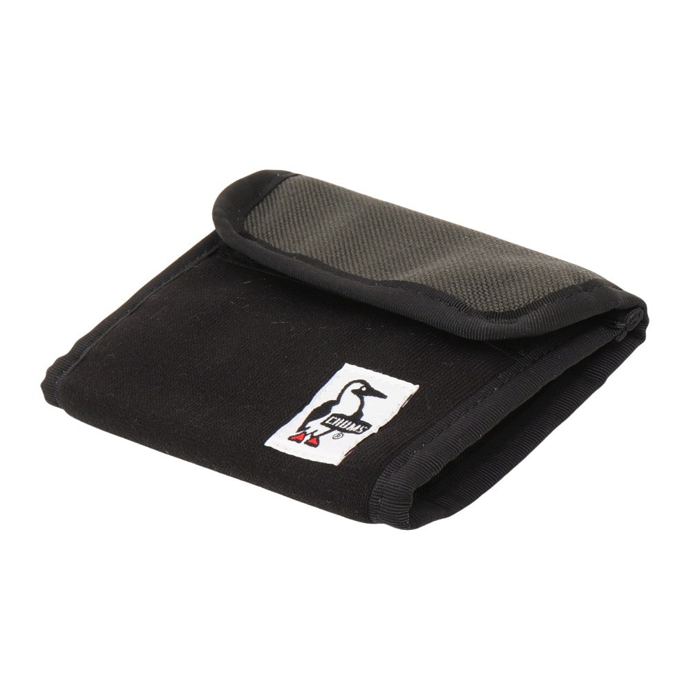 チャムス（CHUMS）（メンズ、レディース）トリフォルドウォレット スウェットナイロン CH60-3612-K018 ブラック