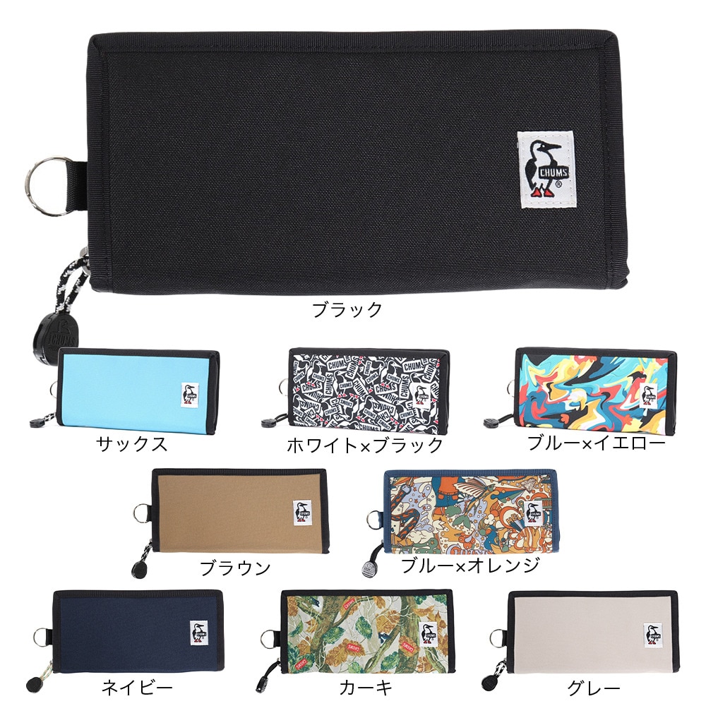 チャムス（CHUMS）（メンズ、レディース）長財布 リサイクルビルフォルドウォレット CH60-3568-K001 ブラック