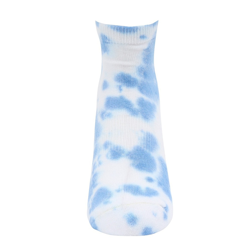 チャムス（CHUMS）（メンズ、レディース）靴下 バッジロゴタイダイ アンクルソックス CH06-1107-Z265 ブルー