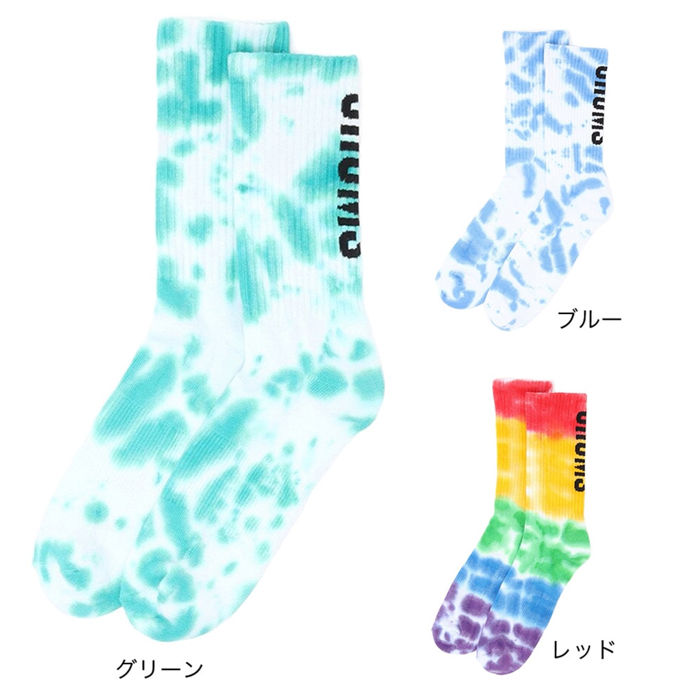 チャムス（CHUMS）（メンズ、レディース）靴下 チャムスタイダイ バルキーソックス CH06-1108-Z264 グリーン