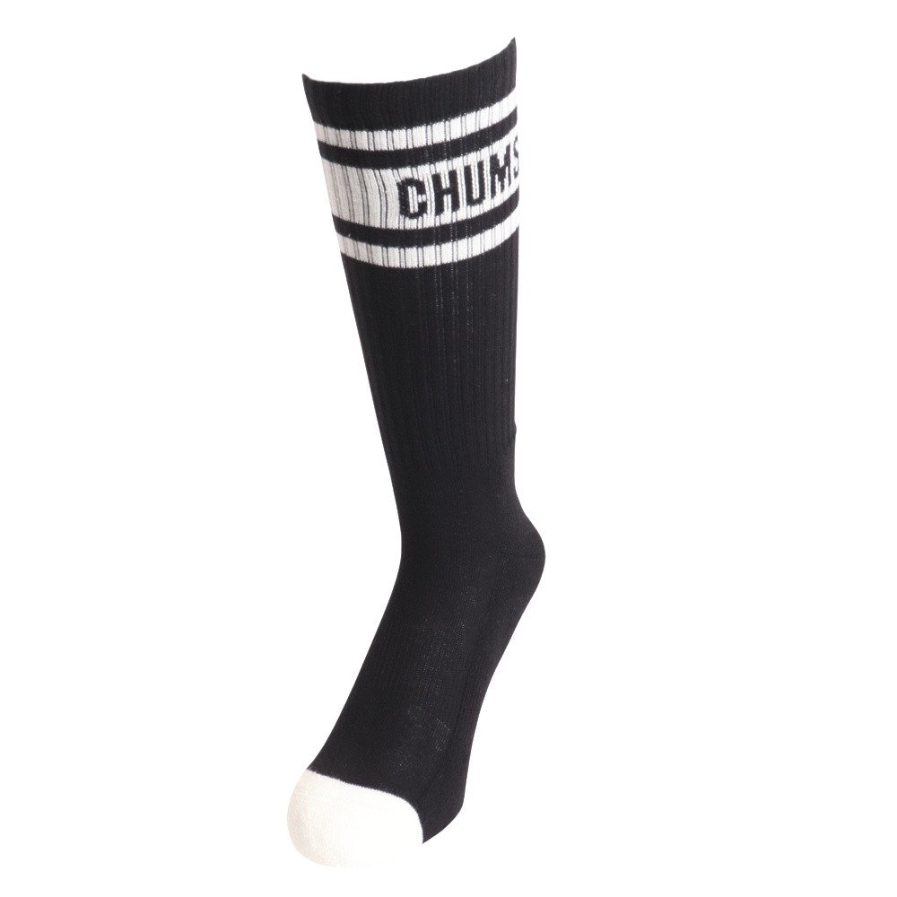 チャムス（CHUMS）（メンズ、レディース）靴下 3足組 チャムス ミディアムソックス CH06-1116-0000 ブラック ホワイト グリーン