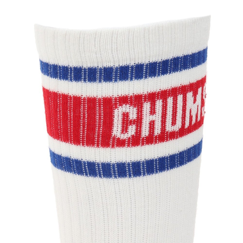 チャムス（CHUMS）（メンズ、レディース）靴下 3足組 チャムス ミディアムソックス CH06-1116-0000 ブラック ホワイト グリーン