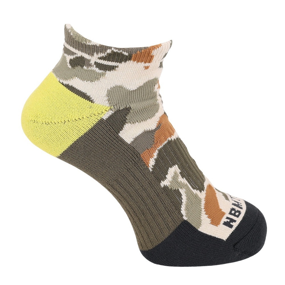 ニューバランス（new balance）（メンズ、レディース）ソックス 靴下 MT1996 アンクルソックス LAS35652BE カーキ