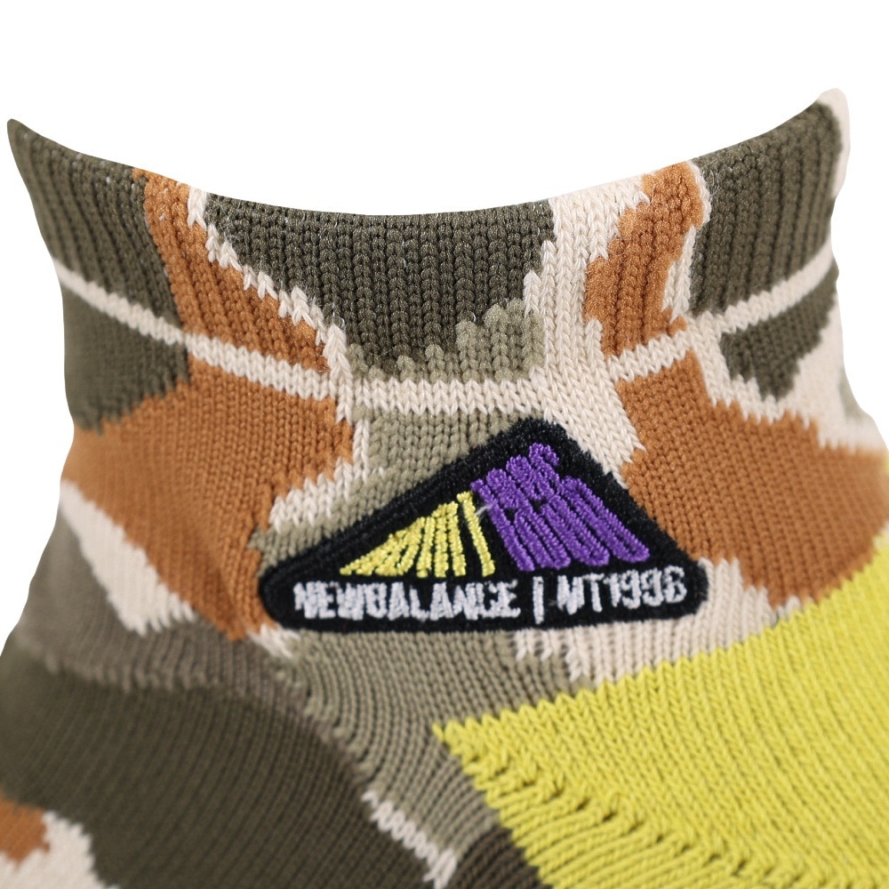 ニューバランス（new balance）（メンズ、レディース）ソックス 靴下 MT1996 アンクルソックス LAS35652BE カーキ