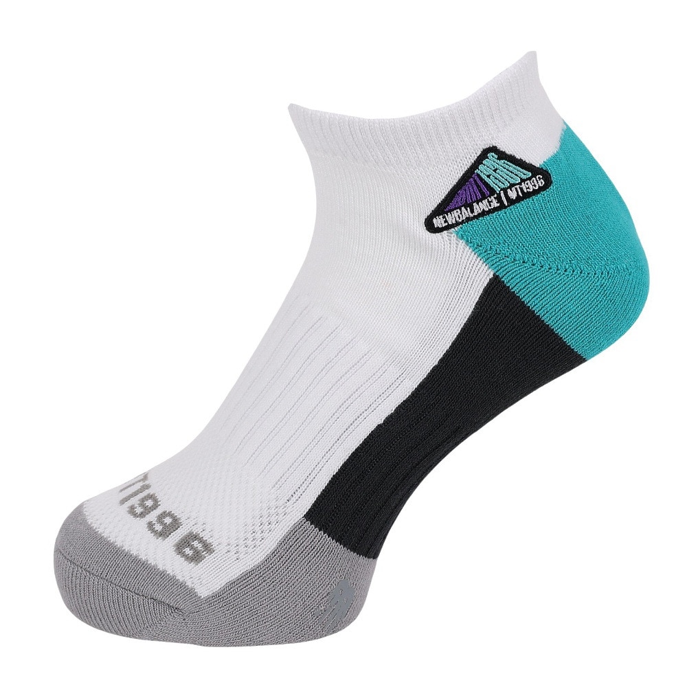 ニューバランス（new balance）（メンズ）ソックス 靴下 MT1996 アンクルソックス LAS35652WT ホワイト