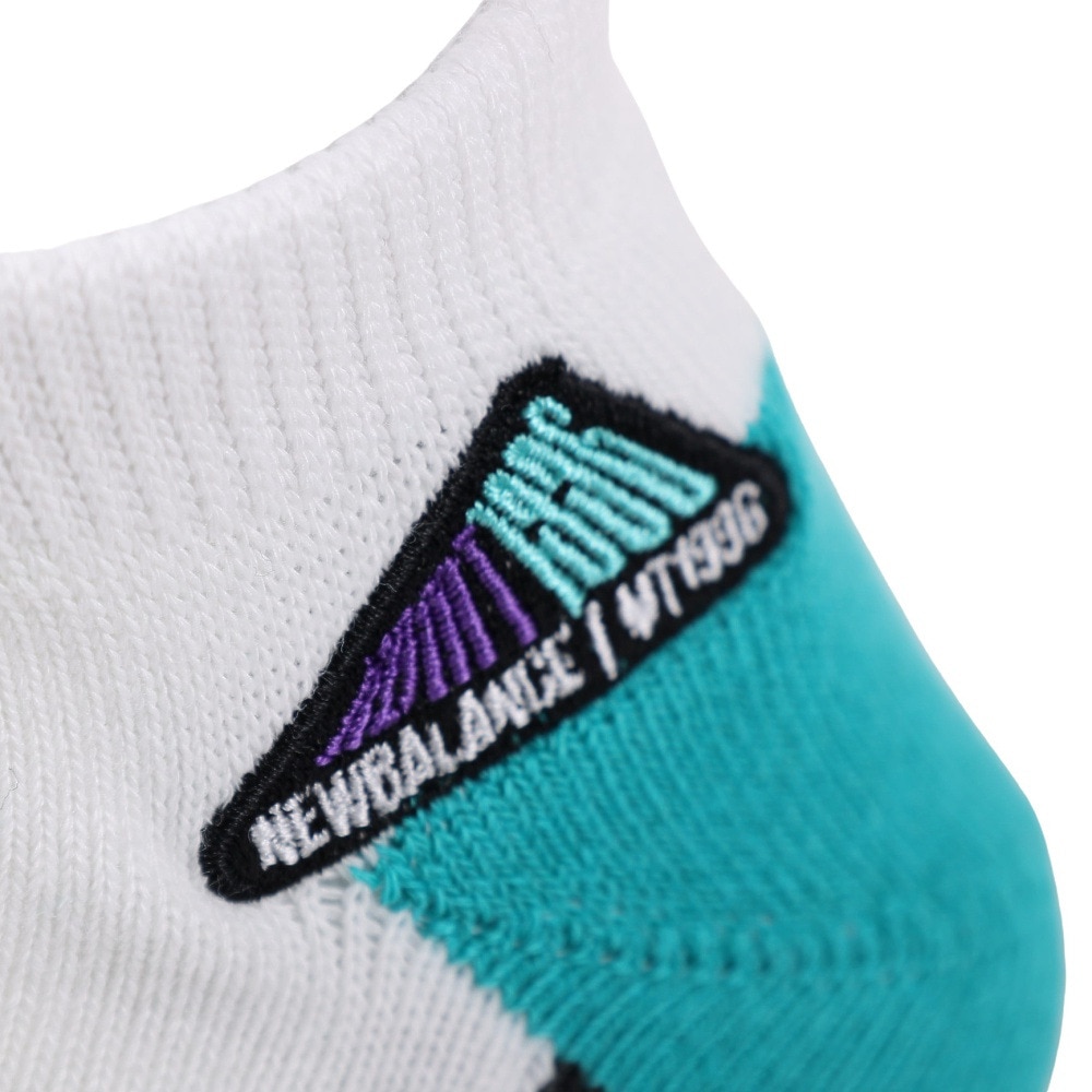 ニューバランス（new balance）（メンズ）ソックス 靴下 MT1996 アンクルソックス LAS35652WT ホワイト