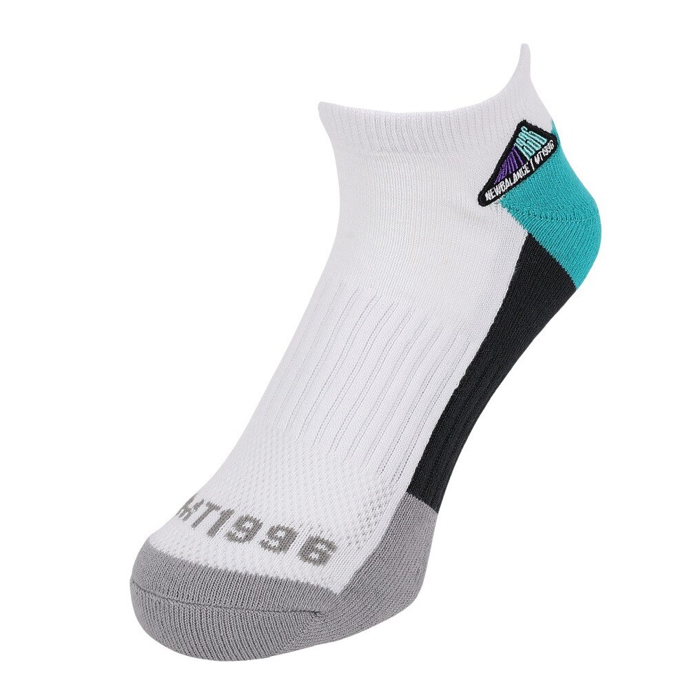 ニューバランス（new balance）（メンズ）ソックス 靴下 MT1996 アンクルソックス LAS35652WT ホワイト
