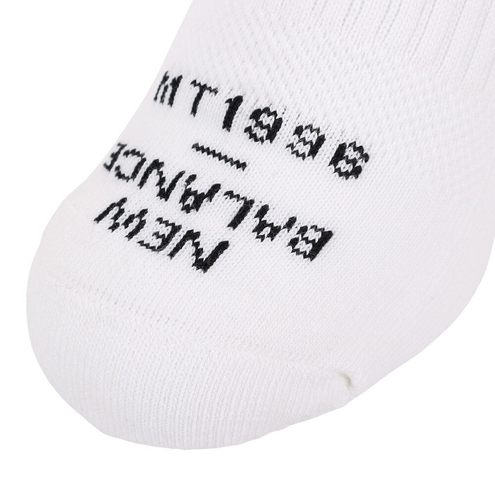 ニューバランス（new balance）（メンズ）ソックス 靴下 MT1996 ショートソックス LAS35653WT ホワイト