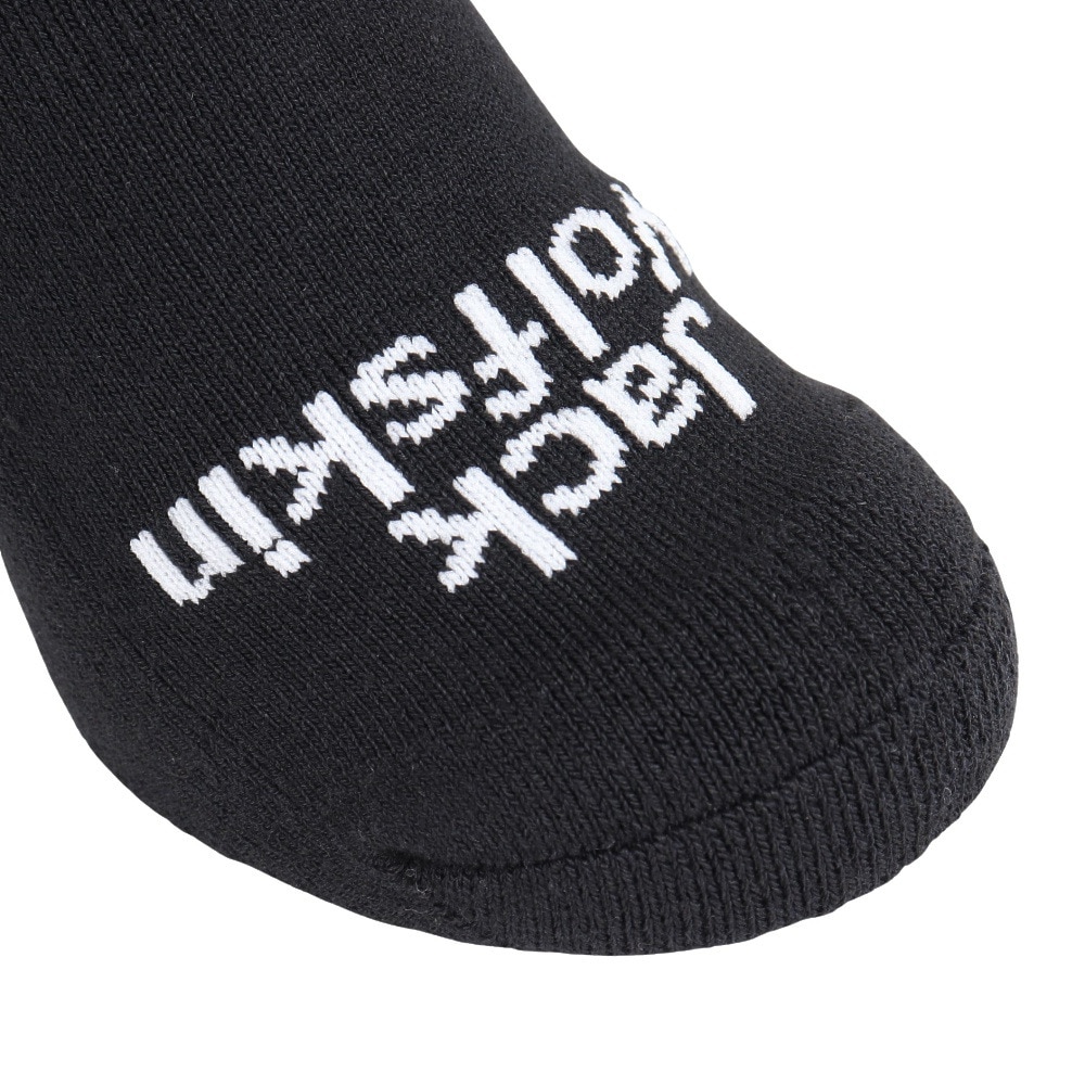 ジャックウルフスキン（JackWolfskin）（メンズ）ソックス 靴下 JP RETRO PAW ミッドソックス 5032921-6000 ブラック