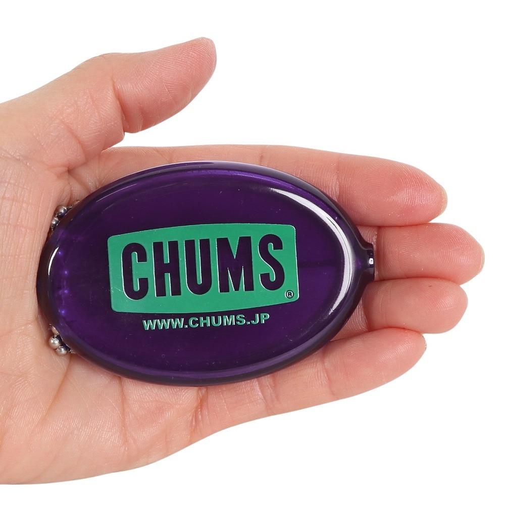 チャムス（CHUMS）（メンズ、レディース）コインケース チャムスロゴクイコインウィズ ボールチェーン CH61-1150-P001 パープル