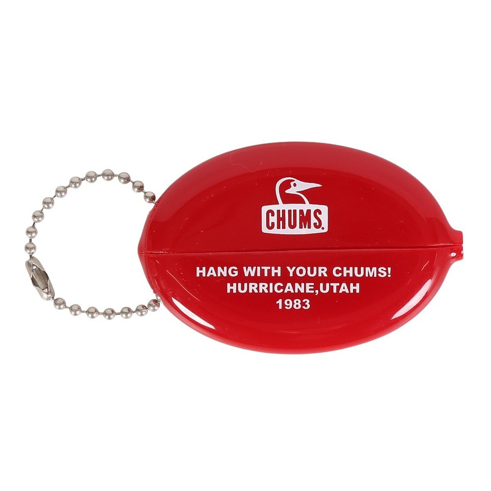 チャムス（CHUMS）（メンズ、レディース）コインケース チャムスロゴクイコインウィズ ボールチェーン CH61-1150-R001 レッド