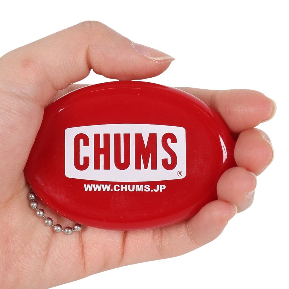 チャムス（CHUMS）（メンズ、レディース）コインケース チャムスロゴクイコインウィズ ボールチェーン CH61-1150-R001 レッド