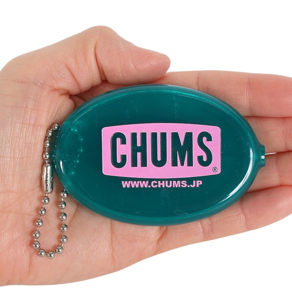 チャムス（CHUMS）（メンズ、レディース）コインケース チャムスロゴクイコインウィズ ボールチェーン CH61-1150-T001 ブルー