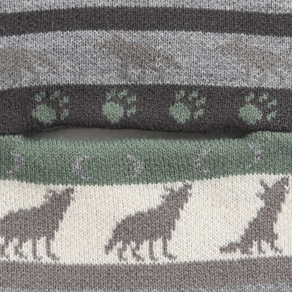 ジャックウルフスキン（JackWolfskin）（メンズ、レディース）マフラー スヌード JP P JQ CMPCT スカーフ 5032711-6203 グレー
