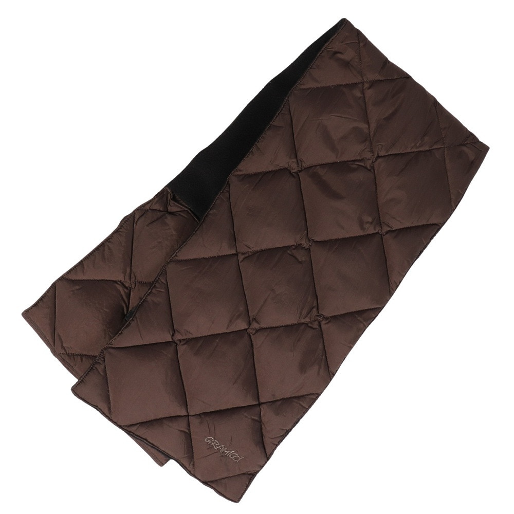 グラミチ（Gramicci）（メンズ、レディース）ダウンスカーフ G4FA-102-TG-DARK BROWN