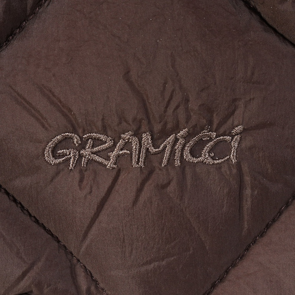 グラミチ（Gramicci）（メンズ、レディース）ダウンスカーフ G4FA-102-TG-DARK BROWN