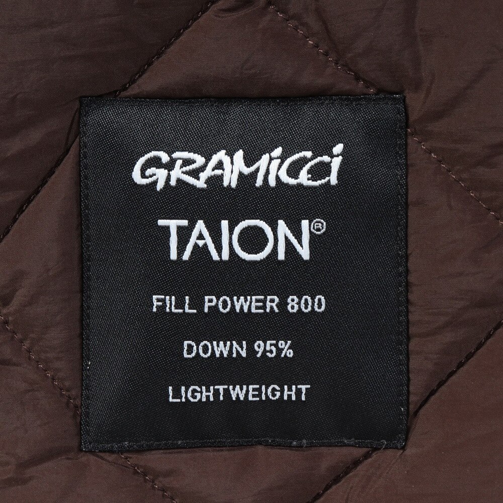 グラミチ（Gramicci）（メンズ、レディース）ダウンスカーフ G4FA-102-TG-DARK BROWN