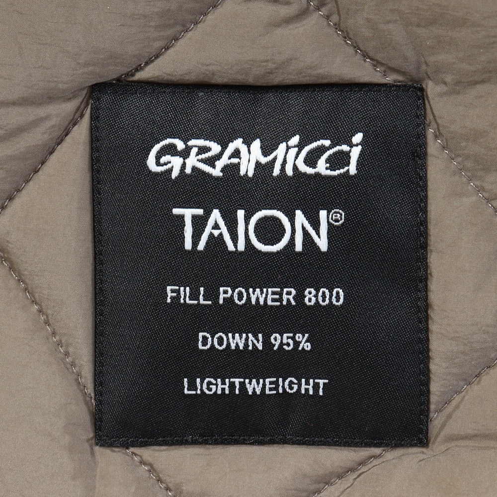 グラミチ（Gramicci）（メンズ、レディース）ダウンスカーフ G4FA-102-TG-STONE GREY